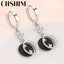 CHSHINE 925 Sterling Silver Starry Sky Moon Star Earrings For Women Wedding Banquet Party Fashion Jewelry