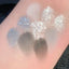 9 Colors Glitter Eyeshadow Palette Punk Smokey Cool Toned Eyeshadow Palette Dark Gray Black Nude Eye Pigments Makeup