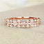 Huitan Dazzling Zirconia Finger Ring Lady Engagement Ceremony Accessories for Women Fashion Versatile Jewelry for Wedding Party