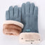 New Fashion Gloves Autumn Winter Cute Furry Warm Mitts Full Finger Mittens Women Outdoor Sport Female Gloves Screen