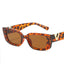 Retro Rectangle Sunglasses Women Brand Designer Vintage Small Frame Sun Glasses Ladies Classic Black Square Oculos De Sol