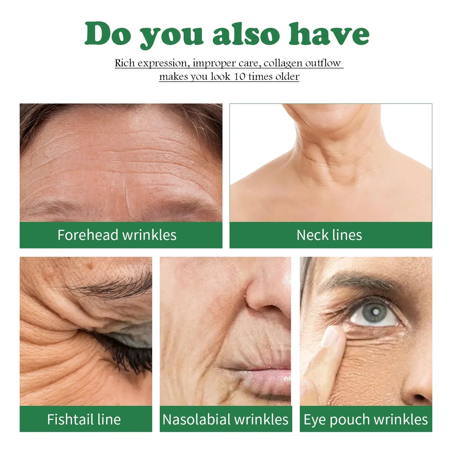 EELHOE Wrinkle Remover Face Serum Lifting Firming Instant Fade Fine Line Face Whitening Moisturizing Glowing Skin Essence Care
