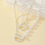 KMVEXO 2pcs Elegant Imitation Pearl Beaded Choker Necklaces Bracelet Set for Women 2024 OT Buckle Wedding Party Jewelry Set Gift
