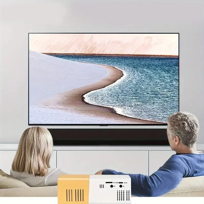 Mini proyector HD YG300, proyector portátil para cine en casa, películas al aire libre, teléfono móvil, LED, USB, proyector de m