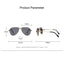 New Metal Wrapped Frame Toad Sunglasses for Men Fashion Trendy Personalized Retro Outdoor Driving Polarized Eyewear for Women