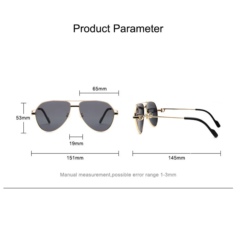 New Metal Wrapped Frame Toad Sunglasses for Men Fashion Trendy Personalized Retro Outdoor Driving Polarized Eyewear for Women