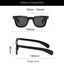 New Tortoiseshell Color Pc Sunglasses for Men Small Face Fashion Trend Covering Face Slimming Square Frame Women's Eyewear