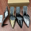 High Heels Women Sandals Sexy Pointed Toe Ladies Stilettos Footwear 2025 Summer Party Fashion Female Mules Shoes Plus Size 42