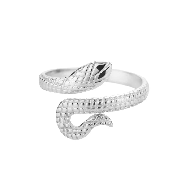 Geometric Lancet Glossy Stainless Steel Open Rings For Women Minimalist Gold Color Adjustable Wedding Ring Female Jewelry BFF