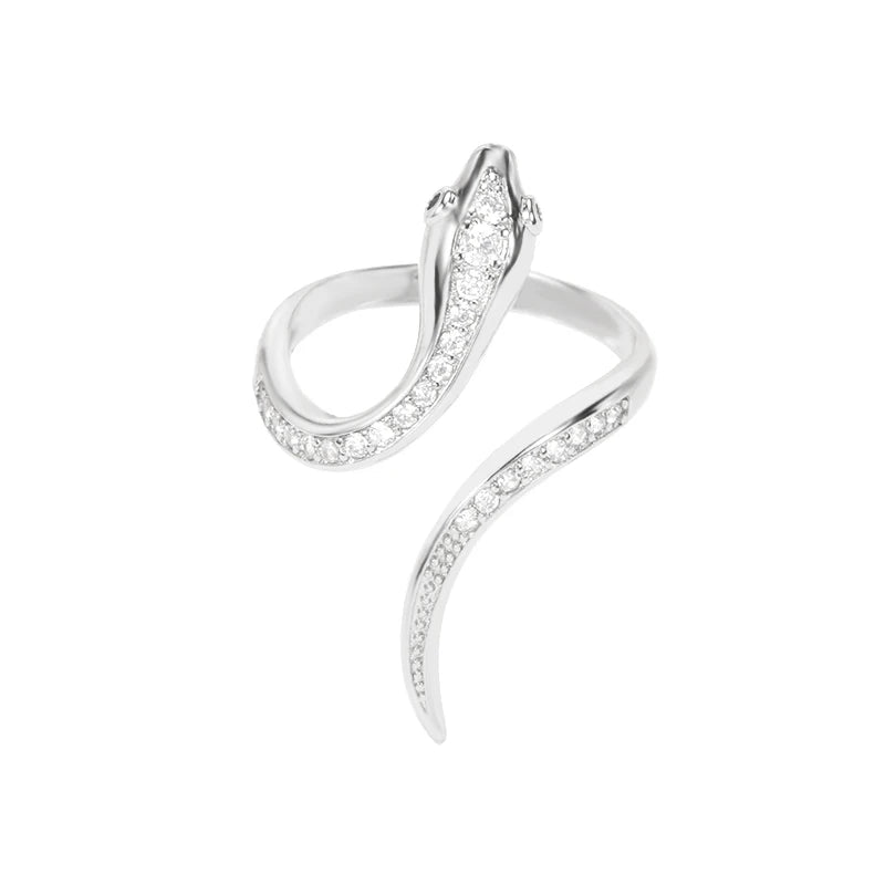 Geometric Lancet Glossy Stainless Steel Open Rings For Women Minimalist Gold Color Adjustable Wedding Ring Female Jewelry BFF