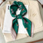 2022 Horse Print Female Silk Neck Scarf Square Hair Scarves Foulard Head Band Shawls Wraps Neckerchief Bandana Women