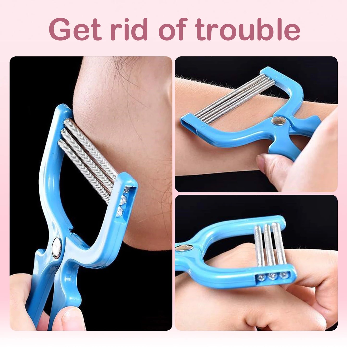Facial Epilator Facial Hair Remover Safe Removal Tool Face Beauty Threading Shaving Removal Stick Hair Epilator Wax