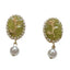 New Elegant Pearl Drop Earring Korean Classic Style Golden Rose Flower Dangle Earrings For Women Jewelry Valentine's Day present