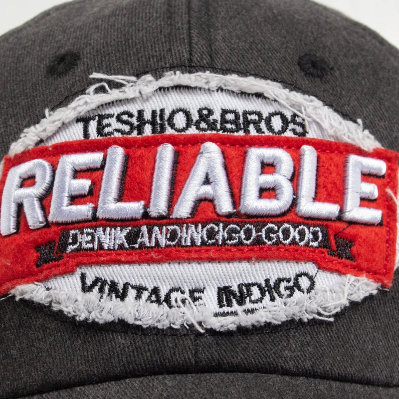 RELIABLE Embroidery Men's Baseball Caps Washed Cotton Soft Top Women's Hat Summer Travel Sun Visor Hats Bluey Cap Adjustable