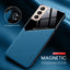 For Samsung Galaxy S23 Plus Cover TPU Leather Car Magnetic Holder Galaxy S22 S21 S20 Ultra FE S10 Plus Case Frame Protect Coqu