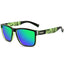 Fashion Wrap Square Frame Retro Decorative Photochromic Classic Sunglasses Women Men Versatile Pattern Sunglasses UV400 Goggles