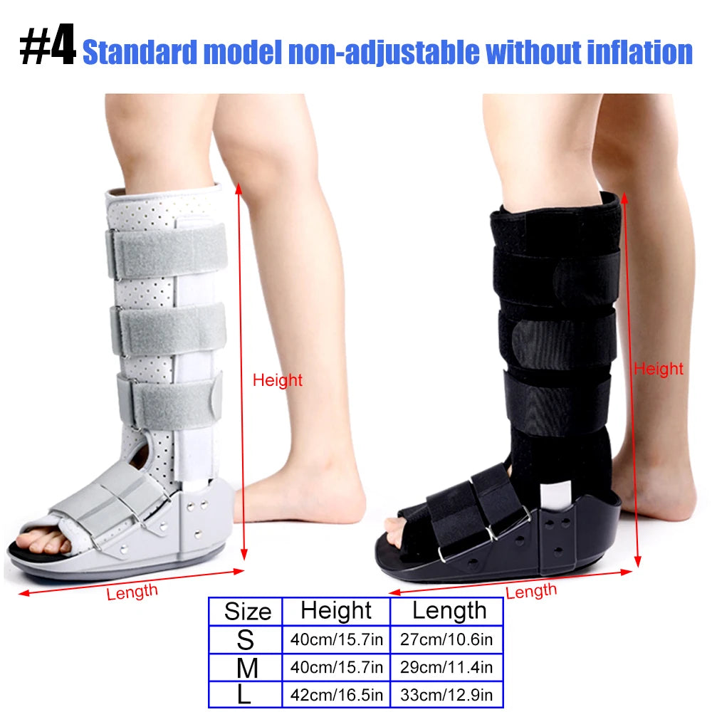 Walker Brace ROM Air Walking Fracture Boot with Air Pump Brace for Stabilizer Injured Foot Ankle Sprain Broken Toe Post Surgery