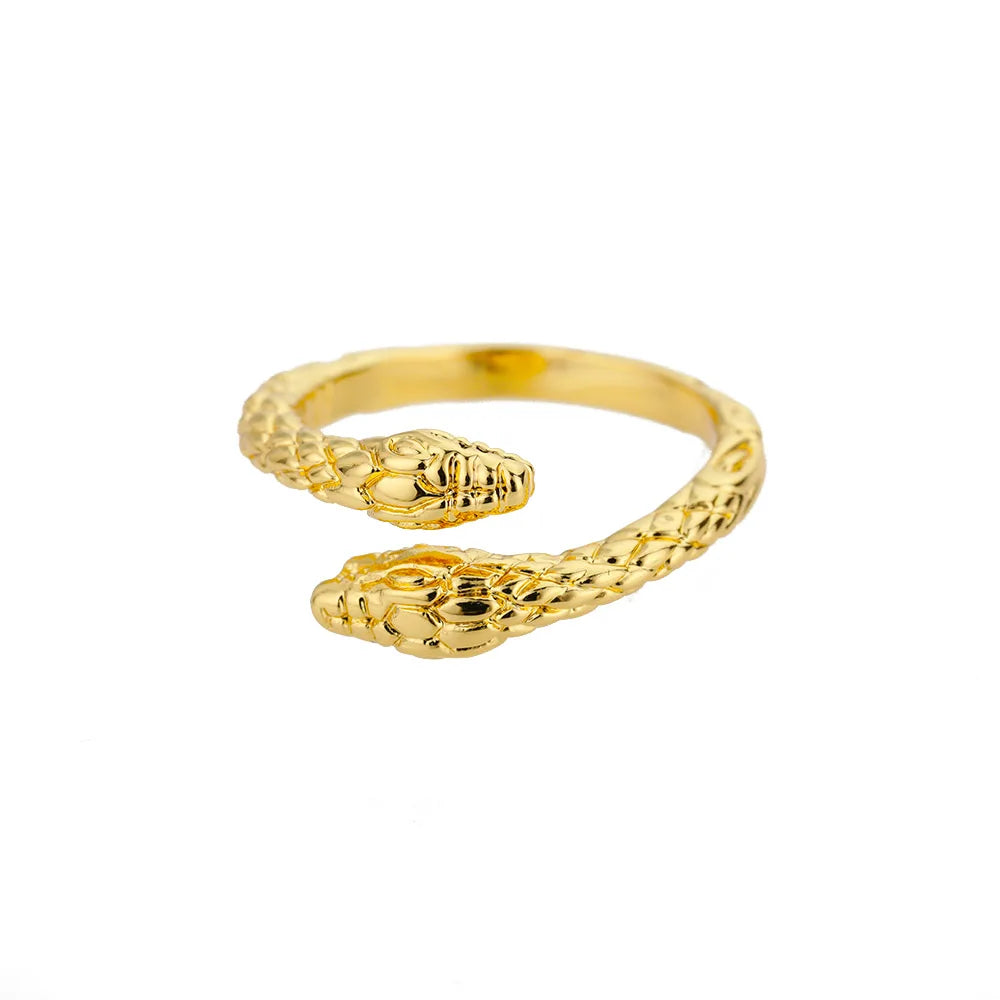 Geometric Lancet Glossy Stainless Steel Open Rings For Women Minimalist Gold Color Adjustable Wedding Ring Female Jewelry BFF