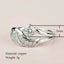 New Fashion Angel Wings Inlaid Zircon Women's Ring Electroplating Silver Color Glossy Rhinestone Creative Ladies Jewelry Jewelry