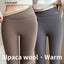 New Women's Sexy Fleece Thicken Warm Leggings Fall Winter Alpaca Velvet Nine Points Pants Seamless Casual Trousers Free Shipping