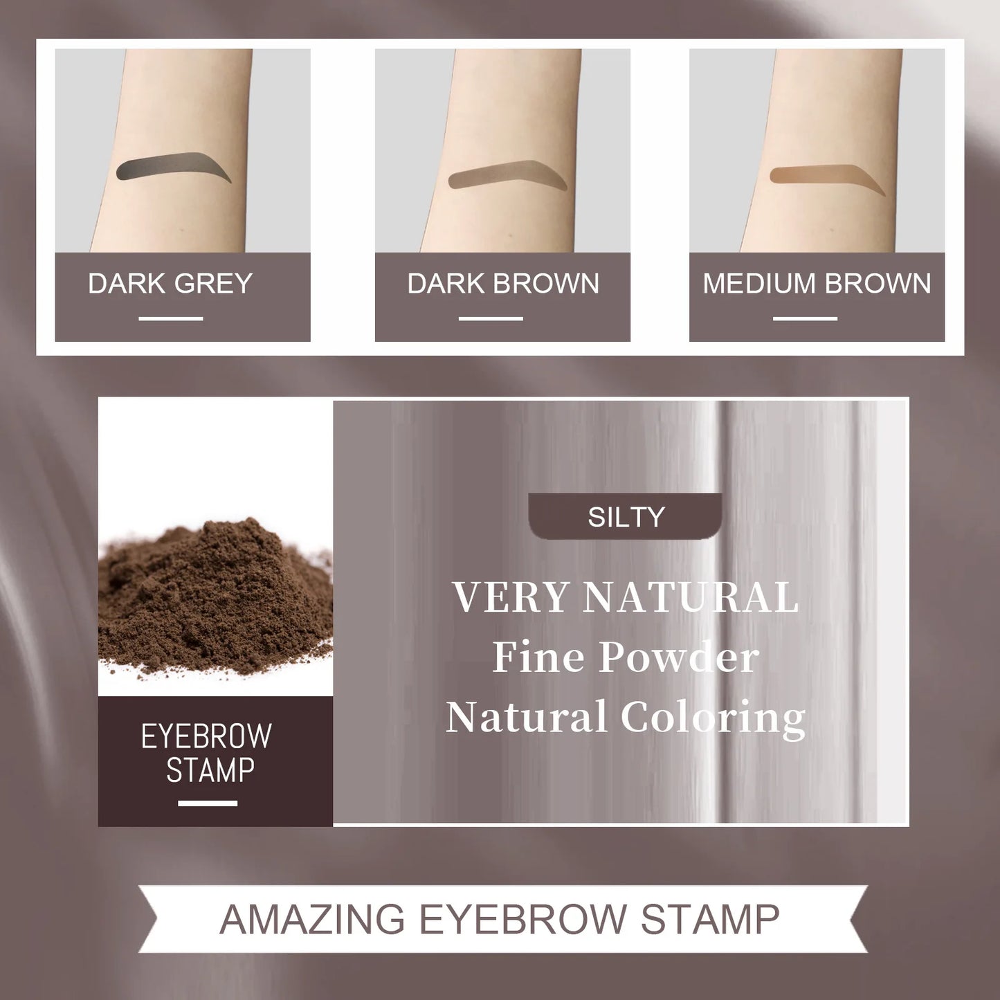 EELHOE One Step Eyebrow Stamp Shaping Kit Professional Fast Eye Brow Makeup Shape Waterproof Hairline Stick Eyebrow Brushes Set