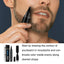 EELHOE Beard Filling Pen Kit Facial Beard Shaping Enhancer with Brush Waterproof Black Brown Coloring Pencil Man Cosmetic Tools