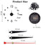 3D Wall Clock Luminous Frameless Wall Clocks DIY Digital Clock Wall Stickers Silent Clock for Home Living Room Office Wall Decor