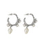 kshmir French Vintage Baroque Fresh Water Pearl Earrings for Women Fashion Elegant Metal Jewelry Gifts 2023 Hot Sale