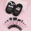 10Pcs Mini RT Makeup Brush Set Powder Eyeshadow Foundation Blush Blender Concealer Beauty Makeup Tools Brush Professional