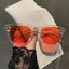 Unisex Cat Eye Casual Goggles Women Retro Rectangle Sunglasses  Luxury Design Classic Sun Glasses Ladies Outdoor Eyeglass