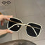 2024 New Fashion Lady Oversize Square Sunglasses Women Glasses Luxurious Sun Glasses Female UV400