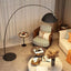 Modern Simple Style Iron Design Black And White Gold Bedroom Floor Lamp Living Room Sofa Floor Lamp Bedside Fishing Floor Lamp
