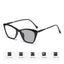 2025 Women Cat Eye Near Sight Eyeglasses Trendy Color Changing Myopia Eyeglasses Finished Prescription Photochromic Sunglasses