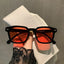 Unisex Cat Eye Casual Goggles Women Retro Rectangle Sunglasses  Luxury Design Classic Sun Glasses Ladies Outdoor Eyeglass
