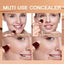 New Sponge Head Concealer For Dark Circles Freckles Acne Pigmentation And Blemishes Long Lasting Moisturizing Liquid Foundation