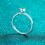 KNOBSPIN D VVS1 Moissanite Rings Round Classic Trendy Women Man Fine Jewelry GRA Certified s925 Sterling Sliver Plated 18k Ring