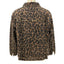 Fashion Leopard Print Tassel Hem Jacket Women Casual Outerwear Female Spring Autumn Lapel Single-breasted Cardigan Denim Coat 24