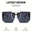 Rimless Square Frame Luxury Sunglasses Men Women Fashion Shades UV400 Vintage Glasses