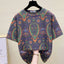 Fashion Casual Round Neck T-Shirts Loose Straight Pullovers Simplicity Printing Short Sleeve Summer Thin Women's Clothing 2023