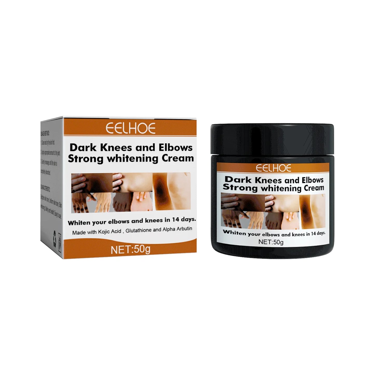EELHOE Whitening Body Cream Remove Melanin Dark Knuckles Remover Gel Joint Elbow Private Part Underarm Bleaching Brighten Lotion