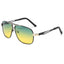 Night Vision Driving Glasses for Men Fashion Double Beams Sunglasses Male Metal Frame Day and Night Polarized Googles UV400
