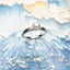 Pearl And Zircon Ring Europe Style Brand New Glam Fine Jewerly For Women Spring 925 Sterling Silver Trendy Gift