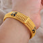  24K Gold Color Bangles rabic Ethiopian Nigerian Banquet Wedding Bracelets Party Choker Copper Jewelry Gifts