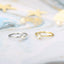 ZHOUYANG Ring For Women Delicate Mini Pearl Thin Ring Minimalist basic Style Light Yellow Gold Color Fashion Jewelry