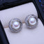 FENASY Natural Freshwater Pearl 925 Sterling Silver Stud Earrings Wedding Jewelry Gifts For Women Wholesale