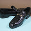 Omegle Buckle Leather Shoes